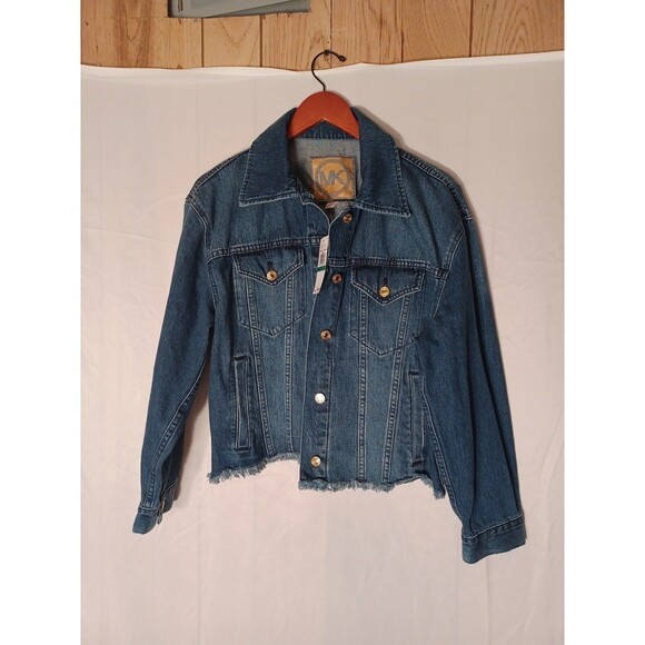 MICHAEL KORS denim‎ jacket riviera blue - Picture 1 of 5